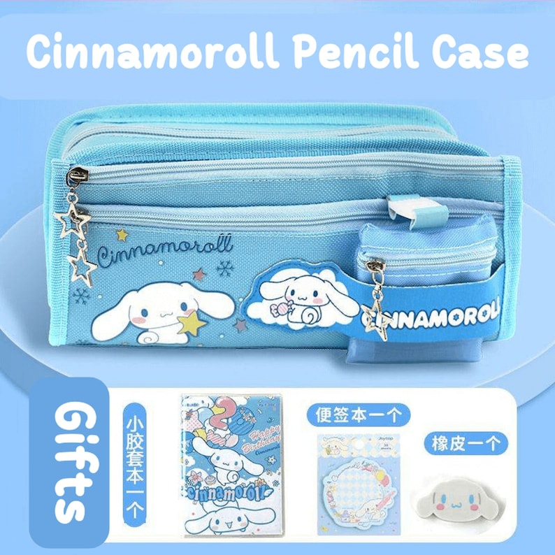 Sanrio Kuromi My Melody Cinnamoroll 5layer Large Capacity Pencil Case