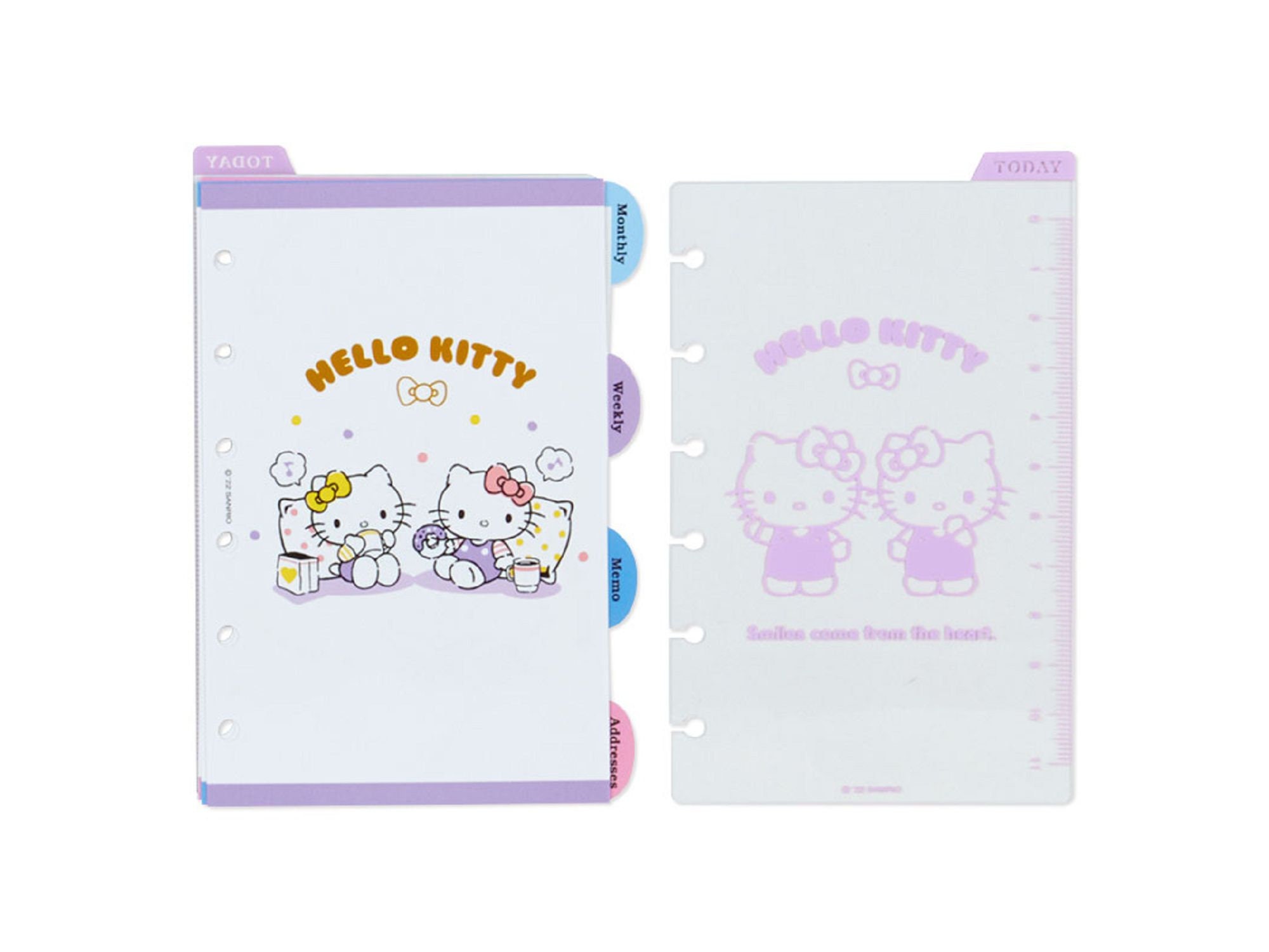 Buy 2022 2023 Hello Kitty & Mimmy Agenda Refills for FF Pocket Online in  India 