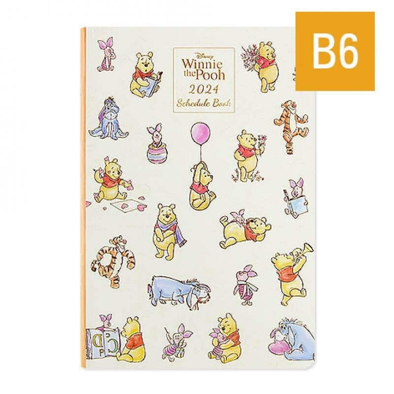 2023 2024 Winnie the Pooh 5x8 B6 Weekly Planner Agenda Etsy Israel