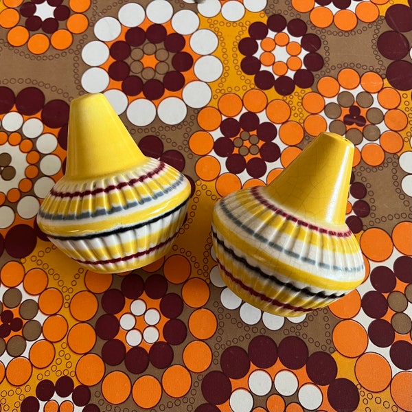 Hornsea Pottery Rainbow Roulette Cruet