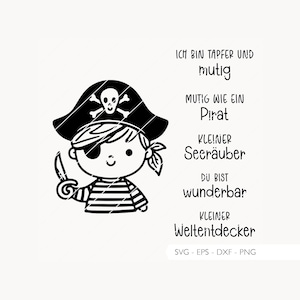 Plotter file pirate SVG EPS DXF PNG | Laser file Digistamp Digital Download v339