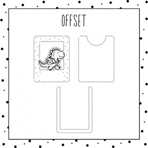 Laser file back to school money gift dinosaur SVG EPS DXF voucher school child enrollment gift card holder Laser Cut Download v189 image 4