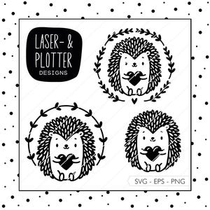 Arquivo plotter Hedgehog SVG EPS PNG Outono Digistamp Hedgehog Arquivo a laser Gravação a laser Arquivo plotter de gravação a laser Download digital v608