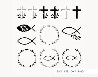 Plotterdatei Taufe Kommunion Konfirmation SVG Eps DXF PNG | Vektor Plotterdateien Deutsch Vinyl Laser Cut Plotter Digitaler Download v13