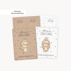 Print template guardian angel PDF template for printing gift card angel gift packaging PNG plotter file download 775