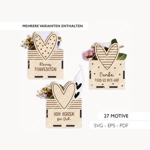 Pudełko prezentowe z plikiem laserowym SVG, kosz do pakowania prezentów urodzinowych, kosz prezentowy, wycinany laserowo, pobieranie cyfrowe 883