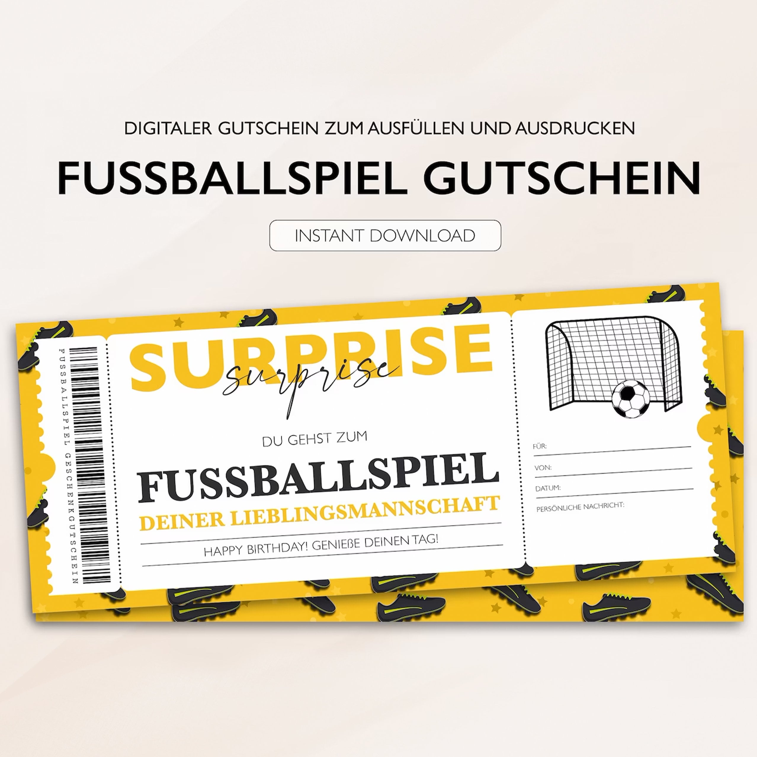 Personalisierter Gutschein Fussball Ticket PDF Download Fussballspiel personalisierter-gutschein-fussball-ticket-pdf-download-fussballspiel