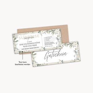 Personalized Voucher PDF Download | Voucher to Print and Fill Out | Gift Card | Editable Vouchers to Give Away