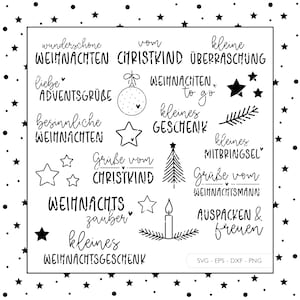 Plotterdatei Frohe Weihnachten SVG Eps DXF PNG Vektor Plotterdateien Deutsch Schriftzug Weihnachtszeit Laserdatei Digitaler Download v77