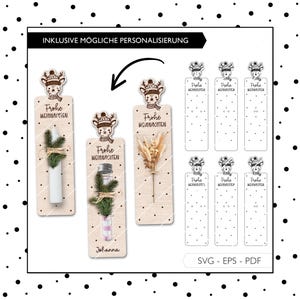 Laserbestand Kerstgastcadeau SVG EPS PDF feestzakje Kerst tafeldecoratie laserbestand 678