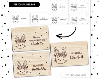 Laser file breakfast board lion SVG EPS DXF breakfast board rabbit board laser cut digital download v322