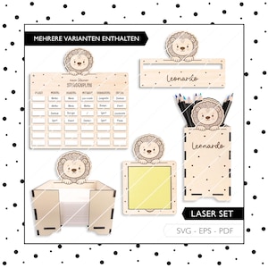 Arquivo a laser, auxílio para leitura, inscrição escolar, suporte para caneta svg, leão, escola, presente para criança, volta às aulas, corte a laser, download digital 877