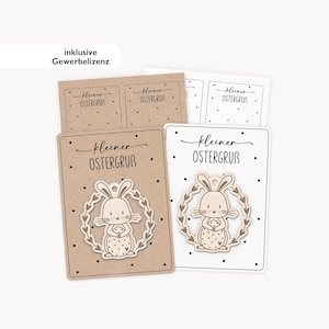 Druckvorlage Ostern PDF Vorlage Zum Ausdrucken Geschenkkarte Kleiner Ostergruß Geschenk Verpackung PNG Plotterdatei Download Datei 860