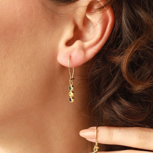 Birthstone Earrings • Family Birthstone Earring • Birth Stone Earrings • Custom Birthstone Earrings