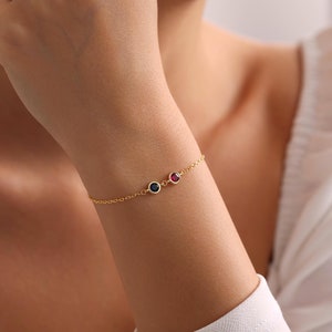 Birthstone Bracelet • Family Birthstone Bracelet • Birth Stone Bracelet •