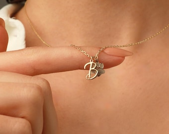 Pet Memorial Jewelry • Personalized Paw & Initial Necklace • Pet Loss Gift • Dog Remembrance Jewelry • Christmas Necklace