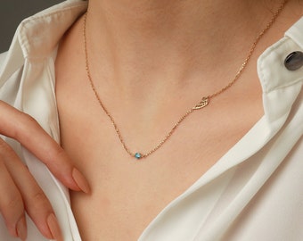 Angel Wing Memorial Necklace • Miscarriage Necklace • Loss Necklace for Mothers Day •
