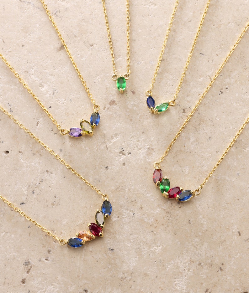 Mother of the Bride Gift • Family Birthstone Necklace • Mother of the Groom Gift • Mother in Law Gift • Mom Necklace