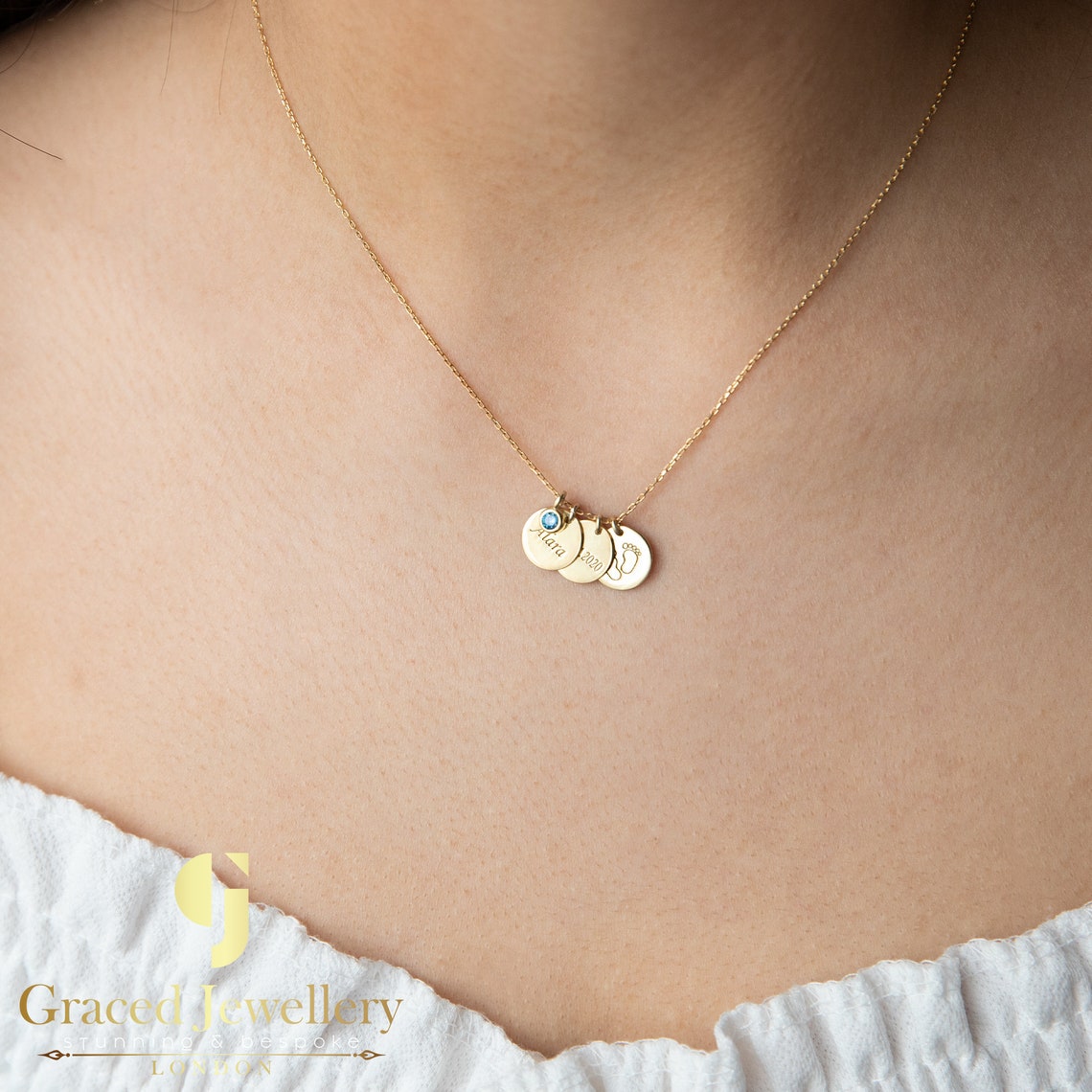 Baby Foot Necklace Baby Shower Gift for Mum New Mom Gift Etsy