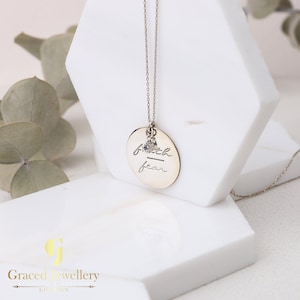 Faith Over Fear Necklace • Faith Jewellery • Mantra Necklace • Personalize Quote •