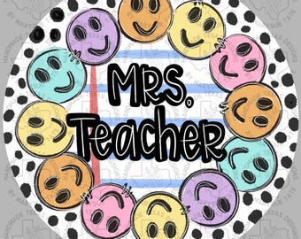 Door hanger template, teacher door hanger template, classroom door hanger template, back to school door hanger template, digital template
