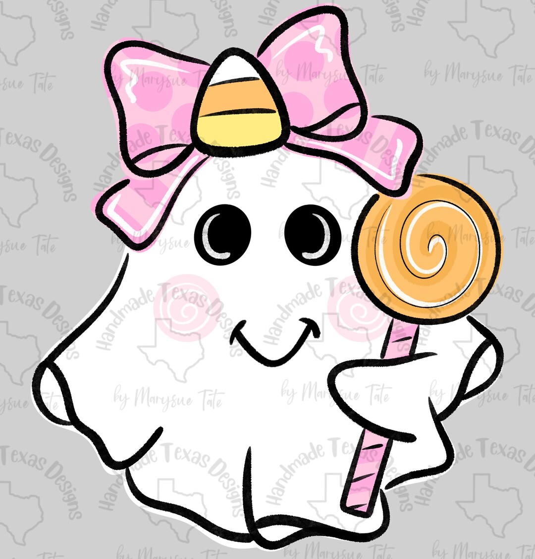 Door Hanger Template, Halloween Door Hanger Template, Bow Ghost Door ...