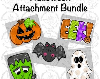 Door hanger template, Halloween door hanger template,  attachment bundle template, fall door hanger template, digital template