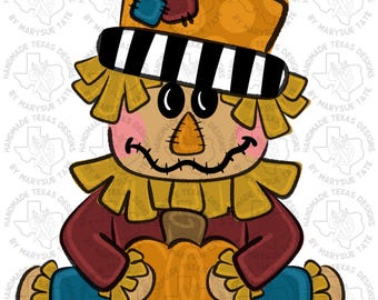 Scarecrow Door Hanger Template: Fall Thanksgiving Decor (Digital Template)