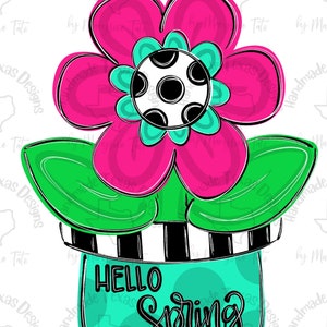 Modelo de cabide de porta, modelo de cabide de porta para vaso de flores, modelo de cabide de porta para flores descoladas, modelo de cabide de porta para primavera, modelo digital