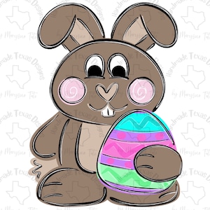 Door hanger template, Easter door hanger template, bunny door hanger template, spring door hanger template, digital template, easter egg