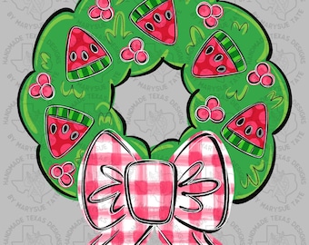 Door hanger template, watermelon wreath door hanger template, watermelon door hanger, summer door hanger template, digital template