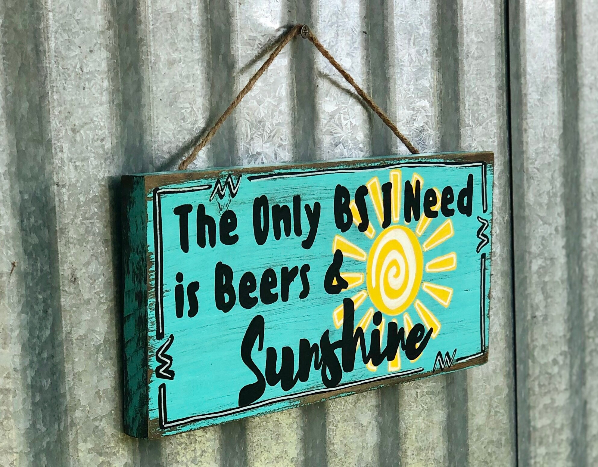 Wood sign summer decor wood decor summer sign summer wood Etsy