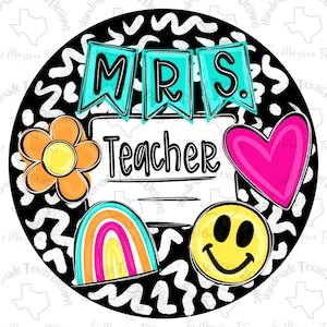 Door hanger template, teacher door hanger template, classroom door hanger template, back to school door hanger template, digital template