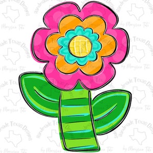 Modelo de cabide de porta, modelo de cabide de porta de flores, modelo de cabide de porta de flores funky, modelo de cabide de porta de primavera, modelo digital