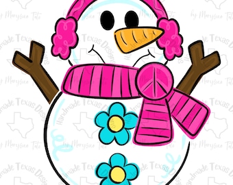 Door hanger template, retro snowman door hanger template, winter door hanger template, peace snowman door hanger template, digital template