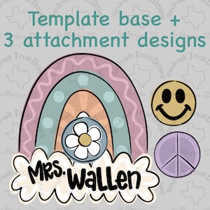 Door hanger template, teacher door hanger template, classroom door hanger template, back to school door hanger template, digital template