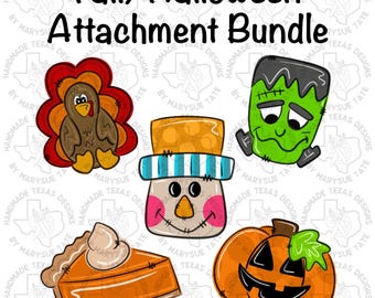 Door hanger template, Halloween door hanger template,  attachment bundle template, fall door hanger template, digital template