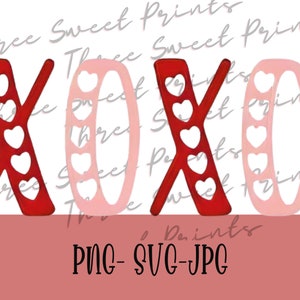 XOXO png, XOXO svg, hugs and kisses png, hugs png, kisses png, Heart png, Valentine&#39;s Day png, Valentine Day sign png, home decor png