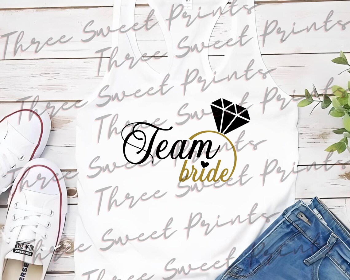 Team Bride Png, Team Bride Svg, Bride Png, Wedding Png, Gold Bride Png ...