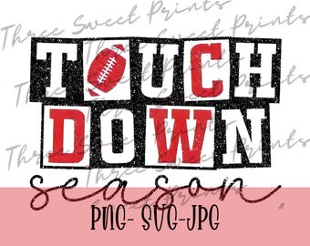 Touchdown seizoen png, touchdown seizoen svg, wedstrijddag png, voetbalseizoen png, voetbalvibes png, voetbal png, touchdown png, sportmoeder