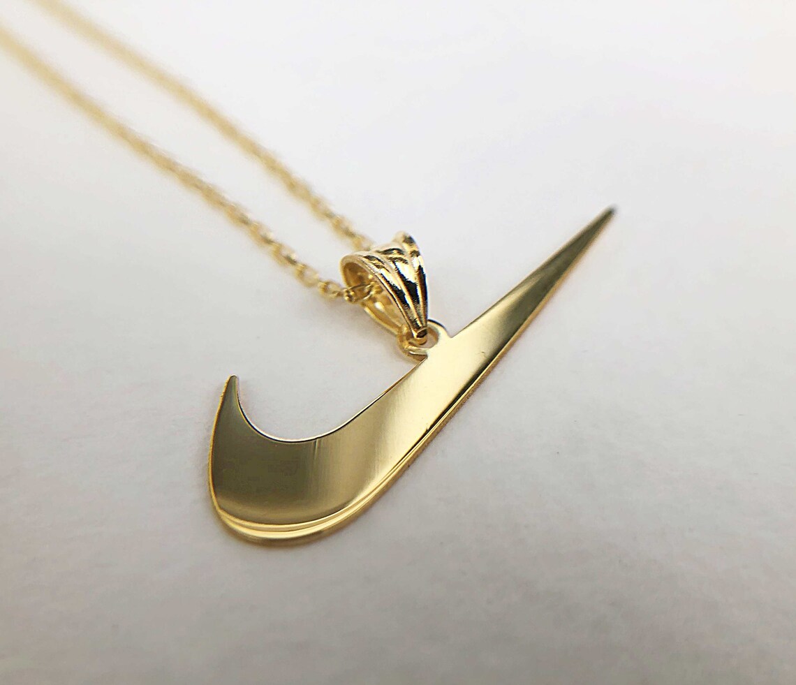 Nike 925 sterling silver necklace Etsy