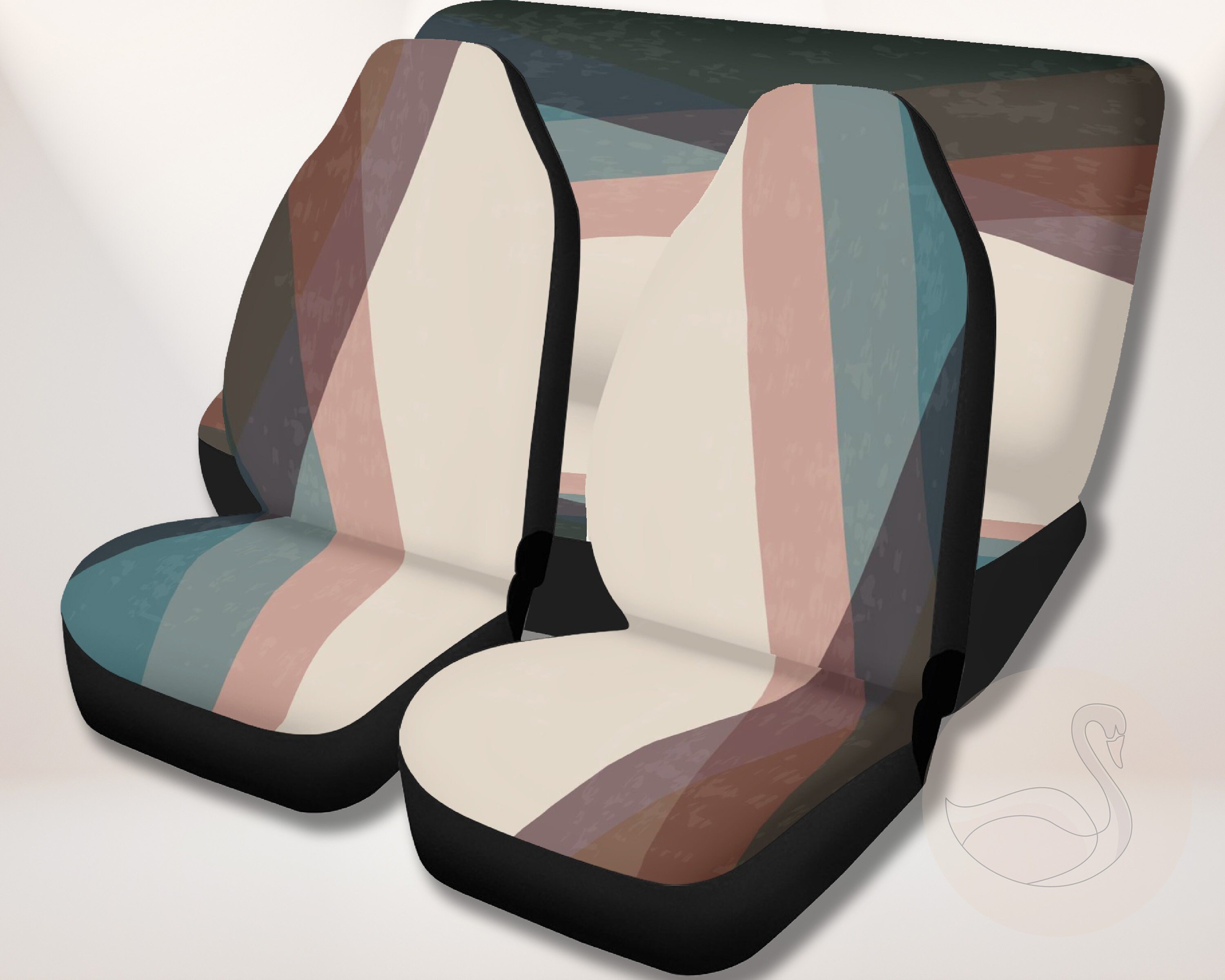 Boho Pastel Car Seat Covers Cute Seat Cover for Car Full Set Etsy