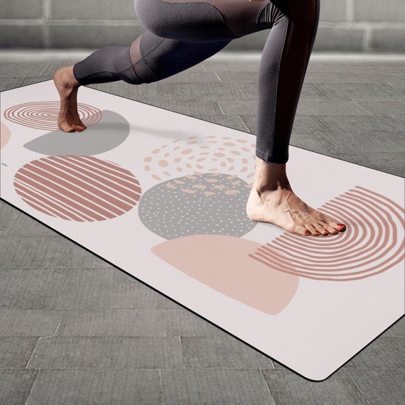 Abstract Boho Ethnic Yoga Mat, 70x24 Custom Personalized Yoga Mat