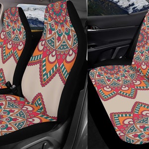 Azteken Boho Autositzbezüge Kelim Tribal Autositzbezug für Fahrzeug  Benutzerdefinierte Sitzbezüge für Auto für Frauen Autositzbezug Mädchen -  .de