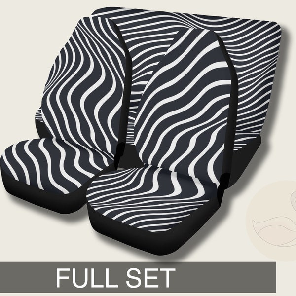 Zebra Car Seat Cover Etsy
