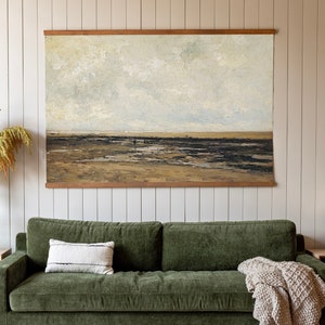 Large Abstract Art Tapestry | Vintage Canvas Art | Large Vintage Canvas Wall Art | Abstract Modern Wall Art | 146