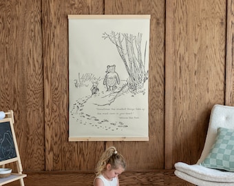 Winnie the Pooh Nursery Tapestry: Quote Wall Art | 592