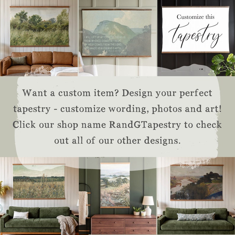 Boho Wall Art Modern Floral Art Extra Large Wall Art Tapestry Wall