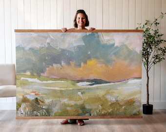 Modern Wall Art | Abstract Oil Painting Print | Extra Large Wall Art | Tapestry Wall Hanging | Oversized Wall Art | Canvas Wall Art | 597