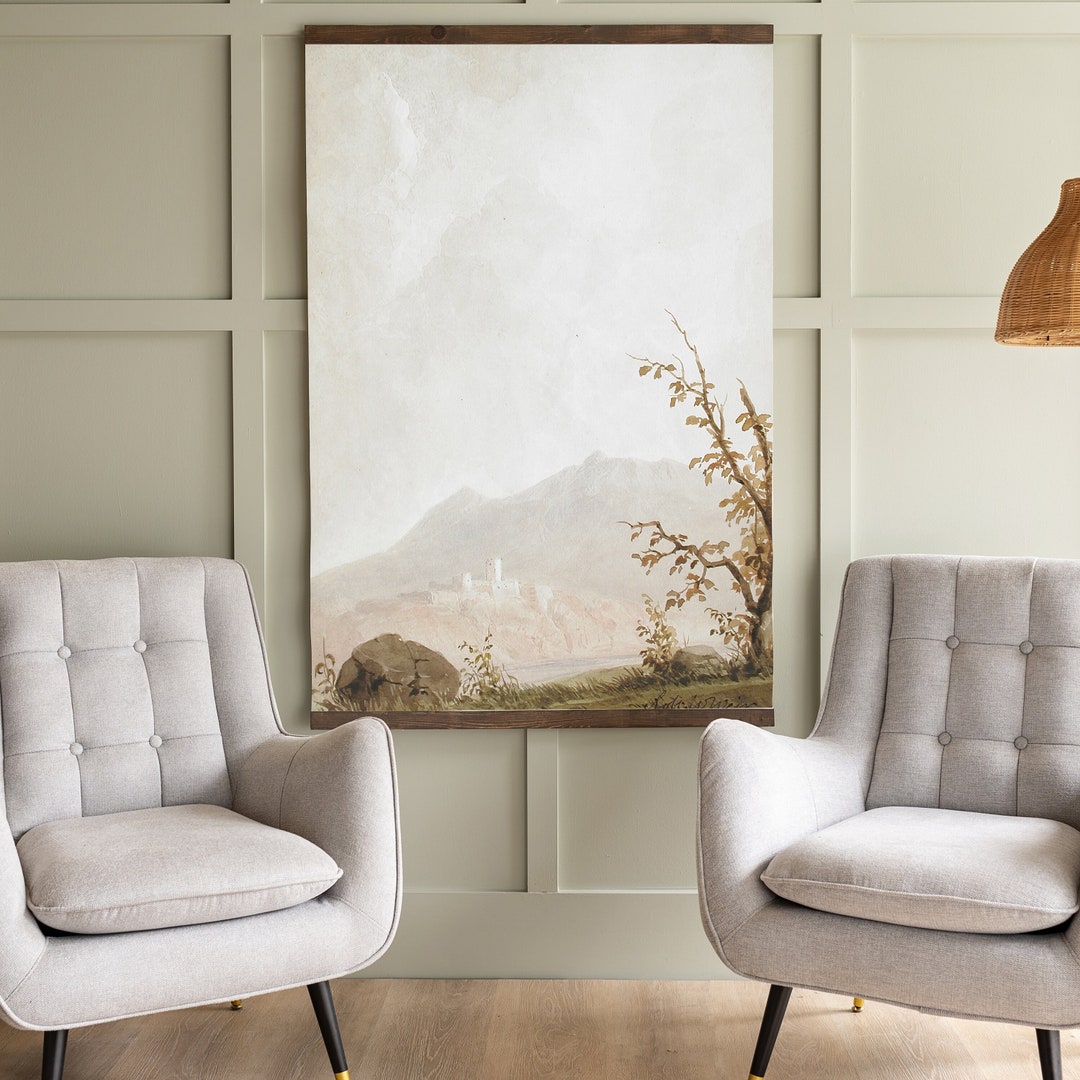 Neutral Wall Decor Neutral Wall Tapestry Neutral Vintage Wall Decor